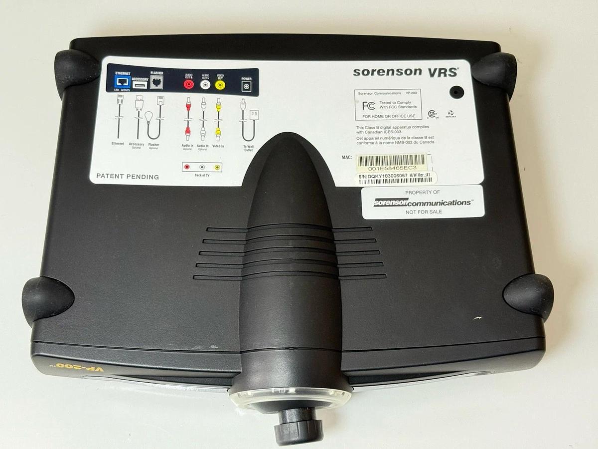 Used Sorenson Communications Videophone Conference System, Model: VP-200