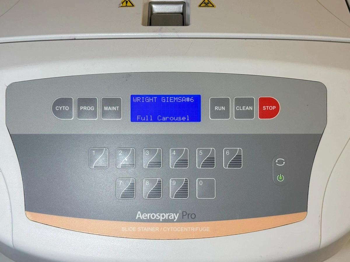 Used Elitech Aerospray Pro 7151 Cytology Centrifuge Slide Stainer Cytocentrifuge