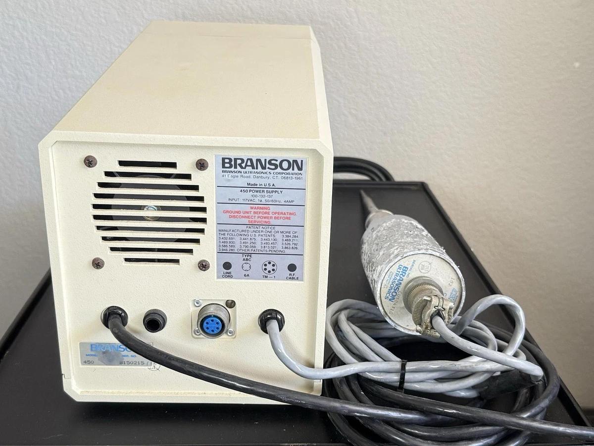 Used Branson Ultrasonics Sonifier 450 Ultrasonic Cell Disruptor with Horn