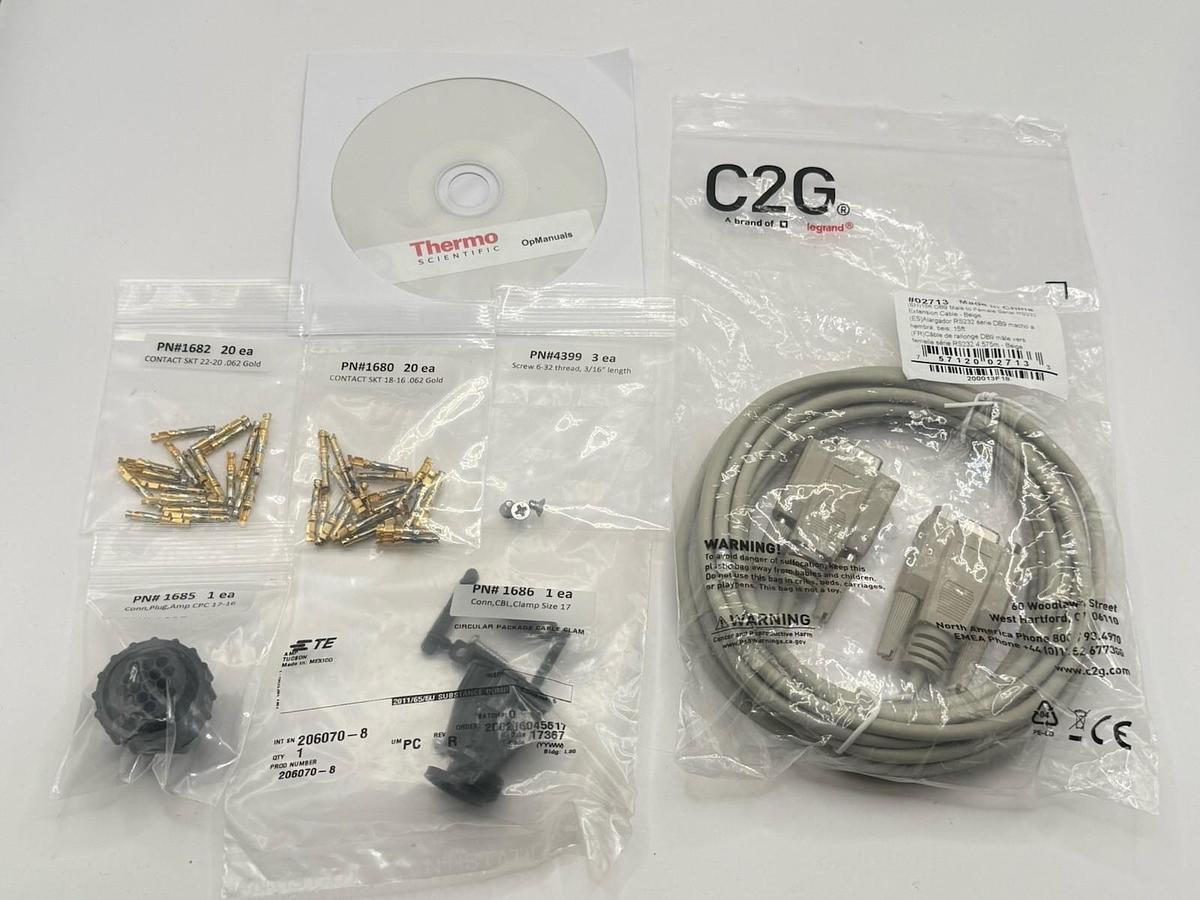 Thermo Scientific - Replacement Parts: OpManuals, Contact Skt, Conn Plug & Clamp
