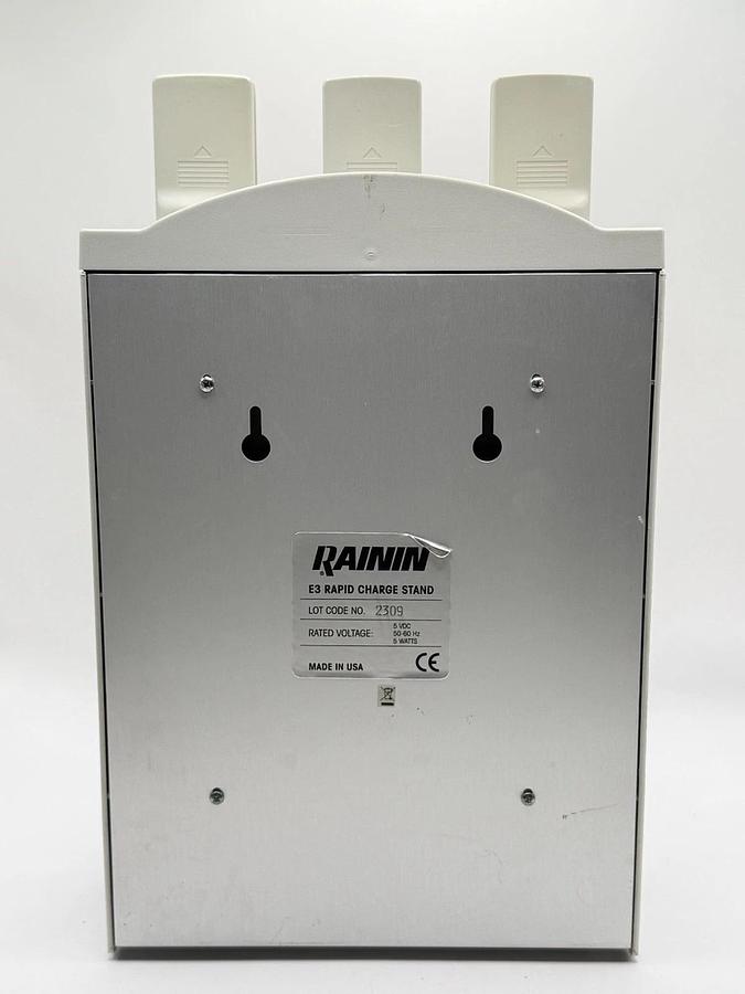 Used Rainin EDP3 Plus Pipettes 1-10 uL with Charging Stand E3 Rapid Charge USA