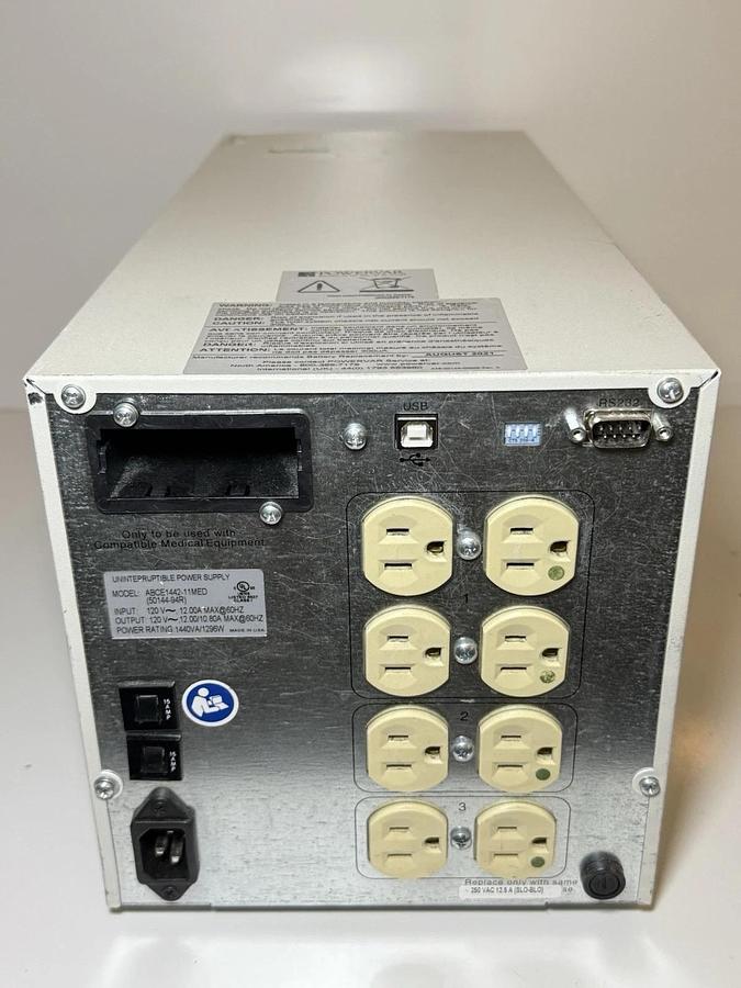 Used AMETEK PowerVar Uninterruptible Power Supply ABCE1442-11MED