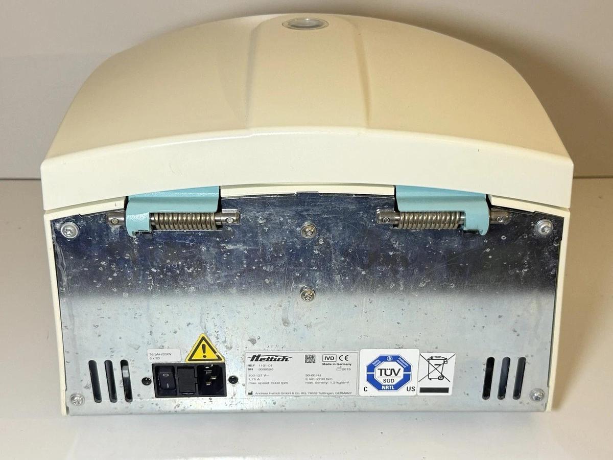 Used Hettich EBA 280 Lab Benchtop Centrifuge Ref 1101-01 w/ 12-Place Swing Rotor