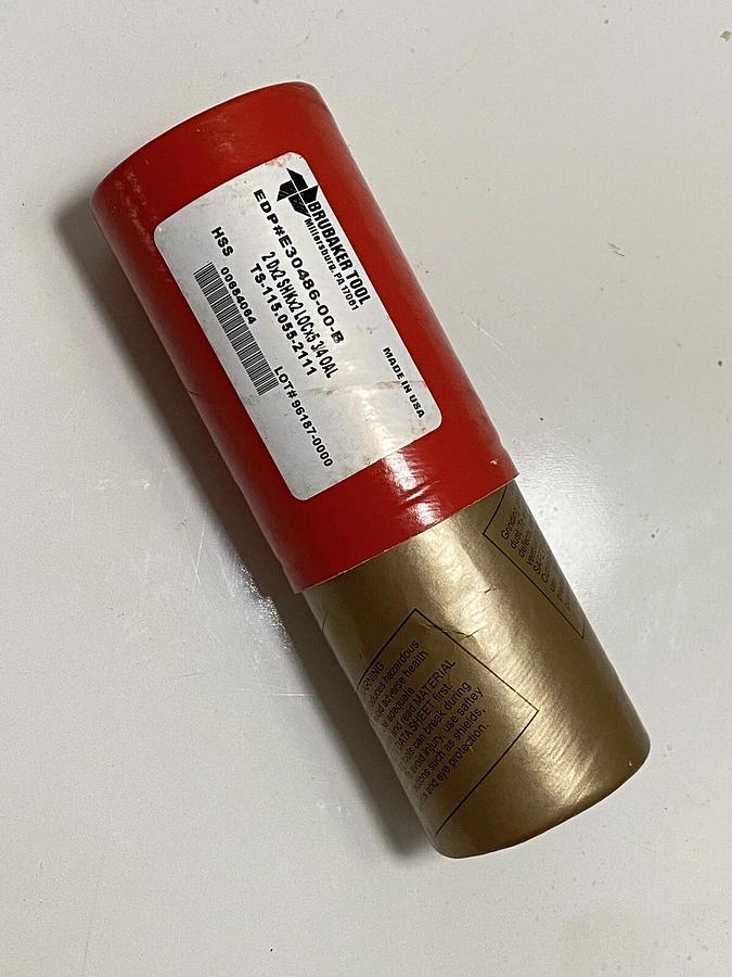 Used Brubaker Tool USA - HSS End Mill E30486-00-B / 30486 2” 5-3/4 TS-115.055-2111