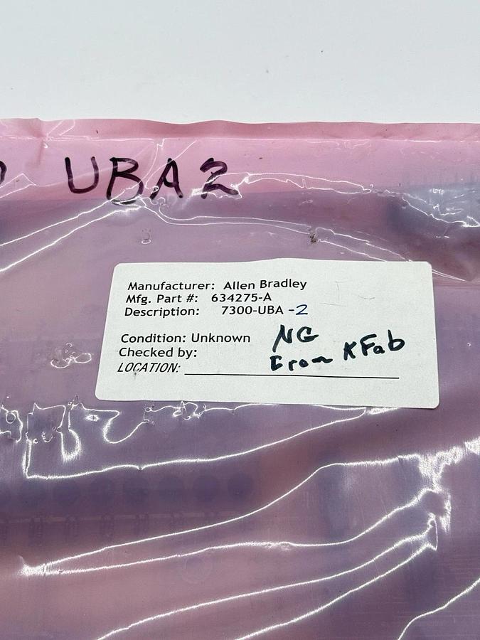 Used Allen Bradley 7300-UBA2 / 7300UBA2