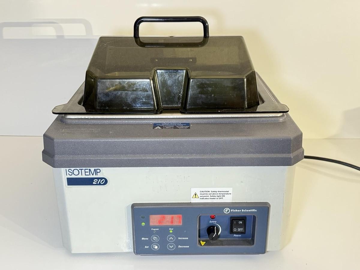 Used Fisher Scientific Isotemp 210 Water Bath with Lid