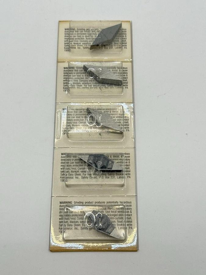 Used Kennametal Kendex Indexable Carbide Inserts DWG 228207R00 (243A958 K68)