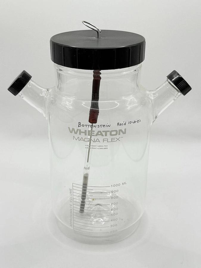 Used WHEATON 1000ml MAGNA FLEX™ Microcarrier Spinner Lab Glass Flask 3.854.704