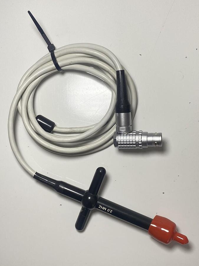 Used Siemens Acuson 2.0MHz NonImaging Ultrasound Transducer Probe