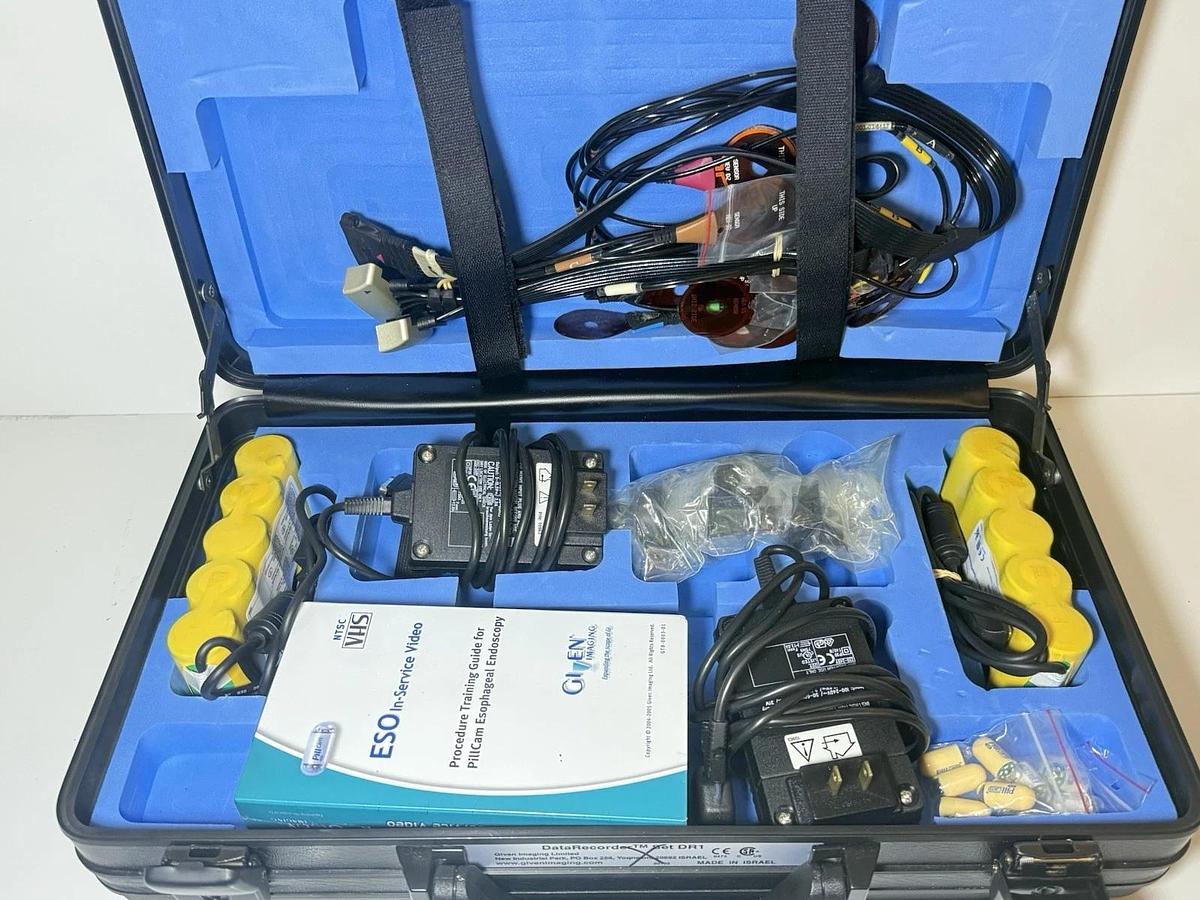 Used Glen Imaging PillCam Recorder Accessories - Replacement Parts : Leads, Batteries