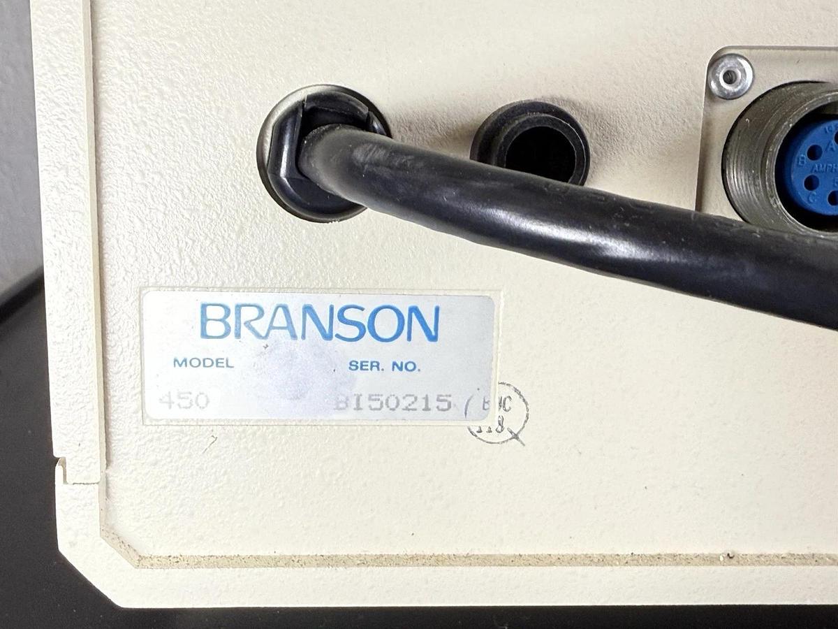 Used Branson Ultrasonics Sonifier 450 Ultrasonic Cell Disruptor with Horn