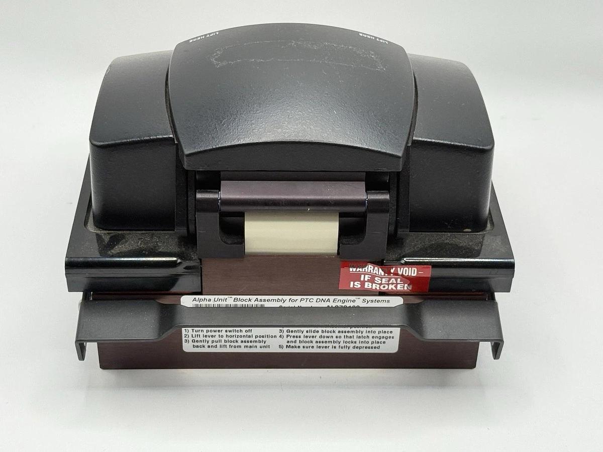 Used MJ Research/Bio-Rad Alpha Unit Block Assembly for PTC DNA Engine System