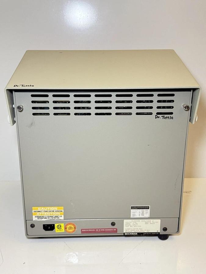 Used Beckman Glucose Analyzer 2 Model 6517 with accessories (Maintenance Kit)