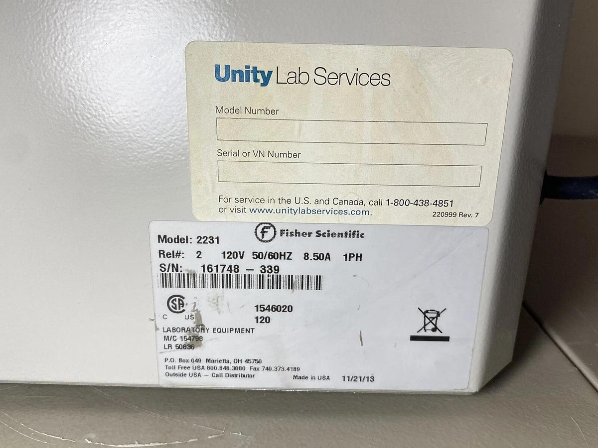 Used Fisher Scientific Isotemp 2231 Water Bath