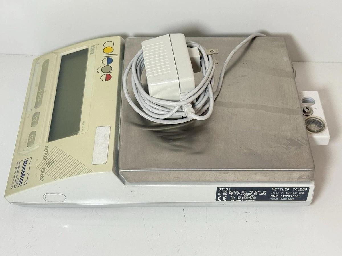 Used Mettler Toledo B1302 College Laboratory Digital Balance Scale (Max. 1310g)