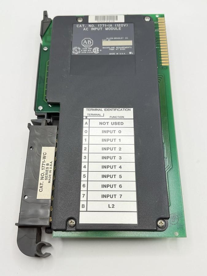 Used Allen-Bradley 1771-IA (120V) AC Input Module