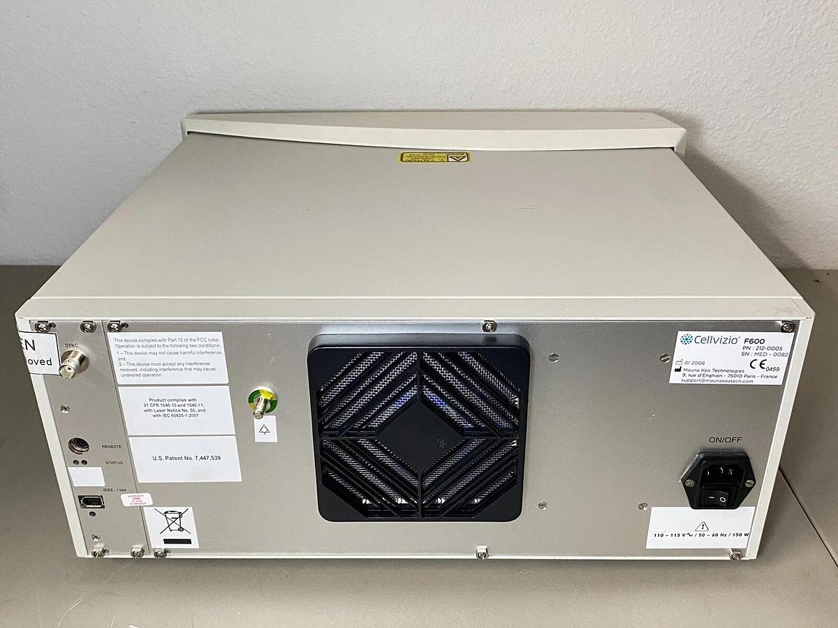 Used Mauna Kea Cellvizio 660 Confocal Endomicroscopy Console