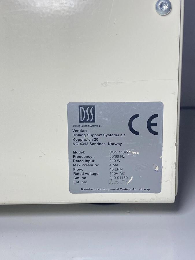 Used Laerdal DSS 110-1 Compressor Unit