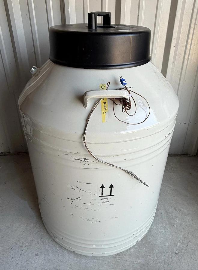 Used MVE CryoSystem 6000 Liquid Nitrogen Storage Tank – 175L LN2 Dewar – Holds 6000 V