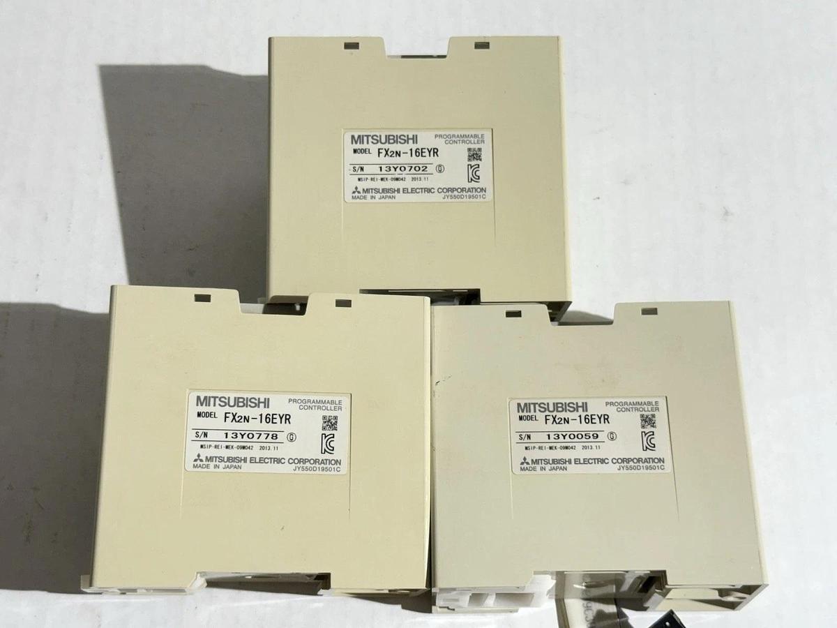 Used Mitsubishi Electric FX2N-16EYR Programmable Controller JY550D19501C