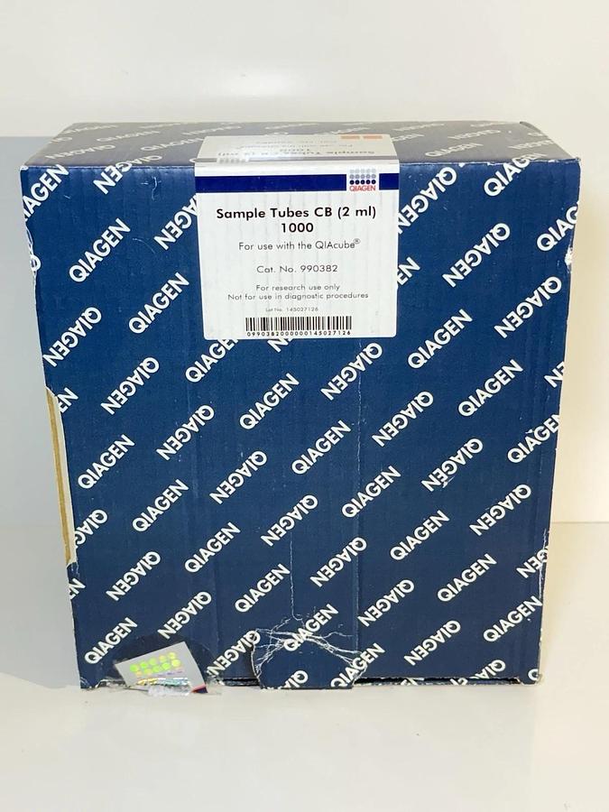 Qiagen Sample Tubes CB (2 ml) Qty 1000, Cat no: 990382