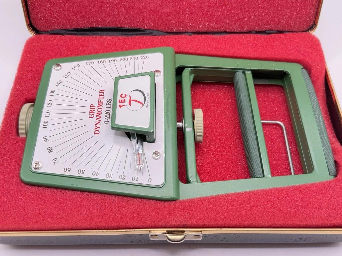 Used TEC Hand Dynamometer Baseline Grip Strength Tester 0-220 lbs
