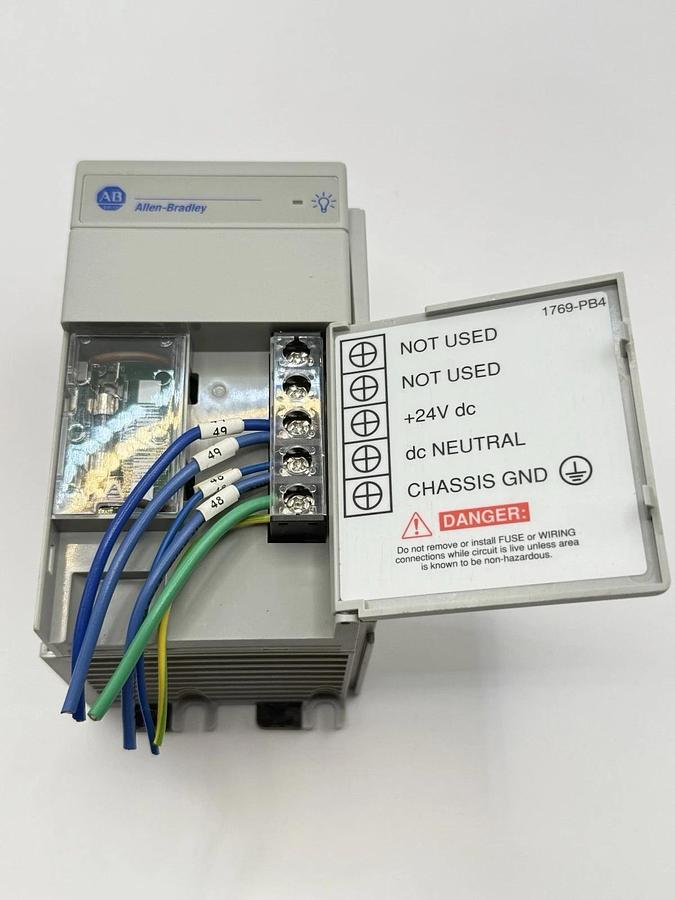 Used Allen Bradley AB Compact I/O Power Supply Module (Cat no: 1769-PB4)