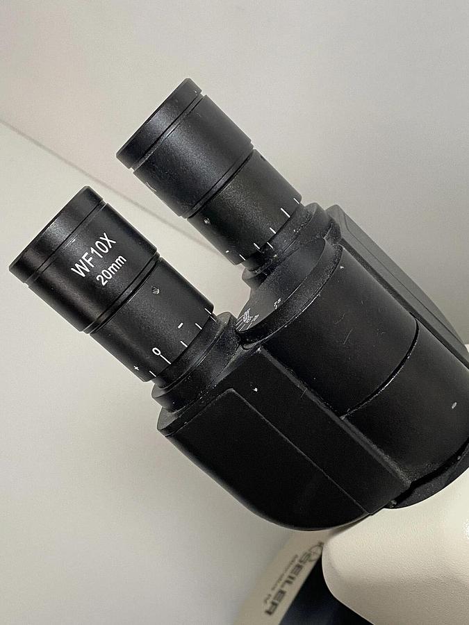 Used Seiler Microlux IV LED Compound Microscope With Objectives