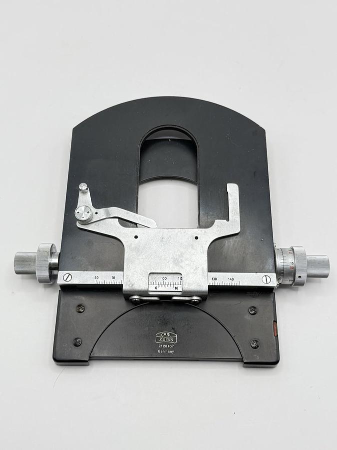 Used Carl Zeiss Microscope Replacement Part - Mechanical Stage Table 2128107 Germany