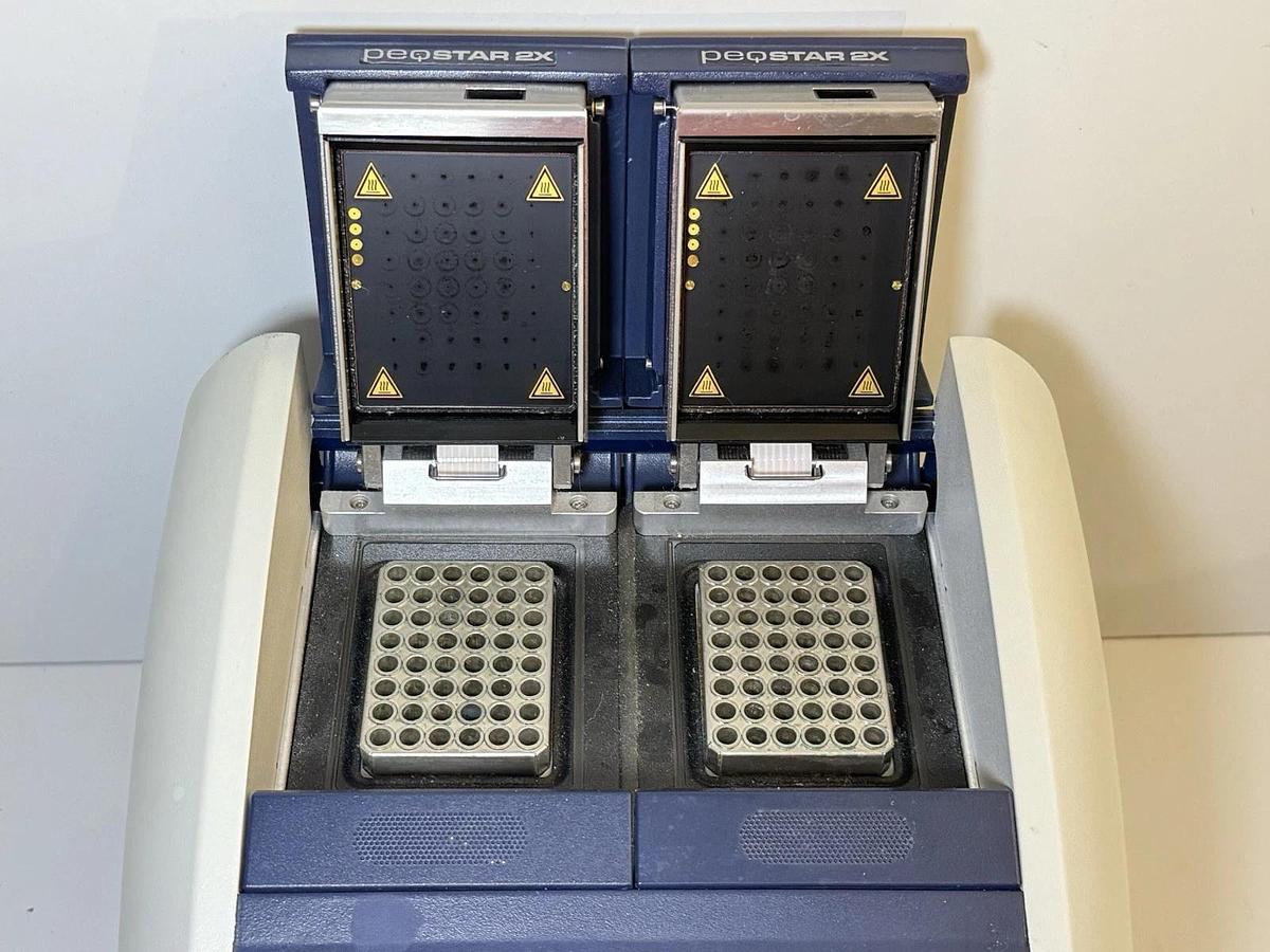 Used PEQLAB PeqSTAR 2X PCR Thermal Cycler – Dual 48Well Gradient Block, DNA Amplifier