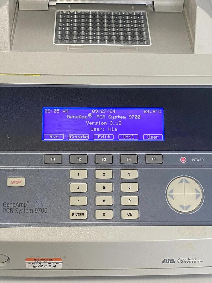 Used Applied Biosystems ABI GeneAmp PCR System 9700 96-Well Thermal Cycler