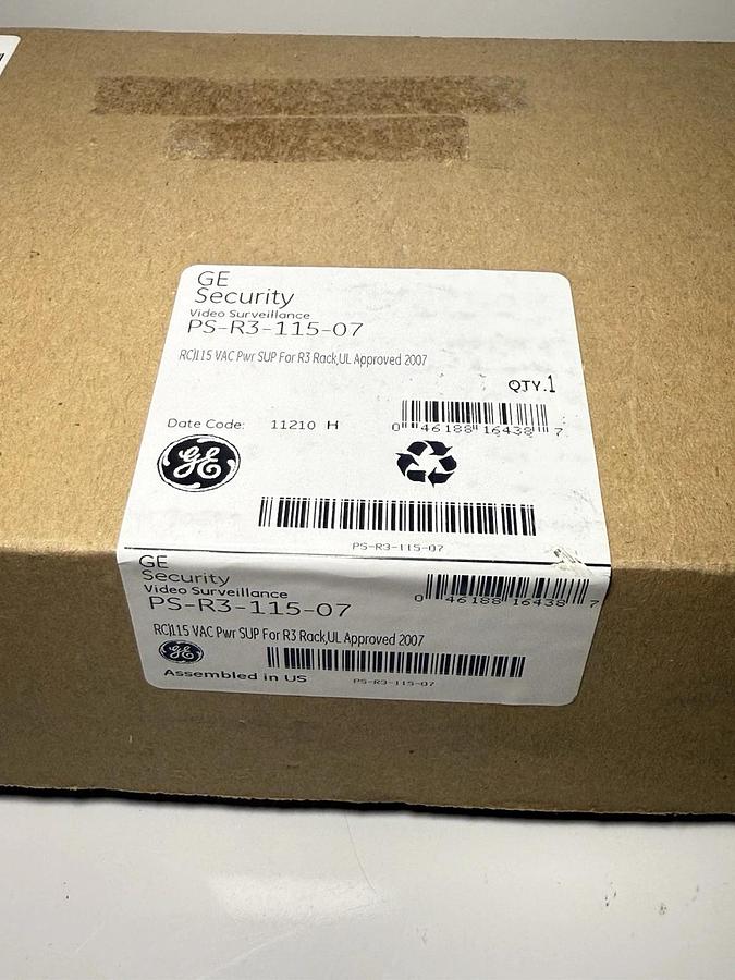 Used GE General Electric Security Video Surveillance Power Supply PS-R3-115-07 Ifs