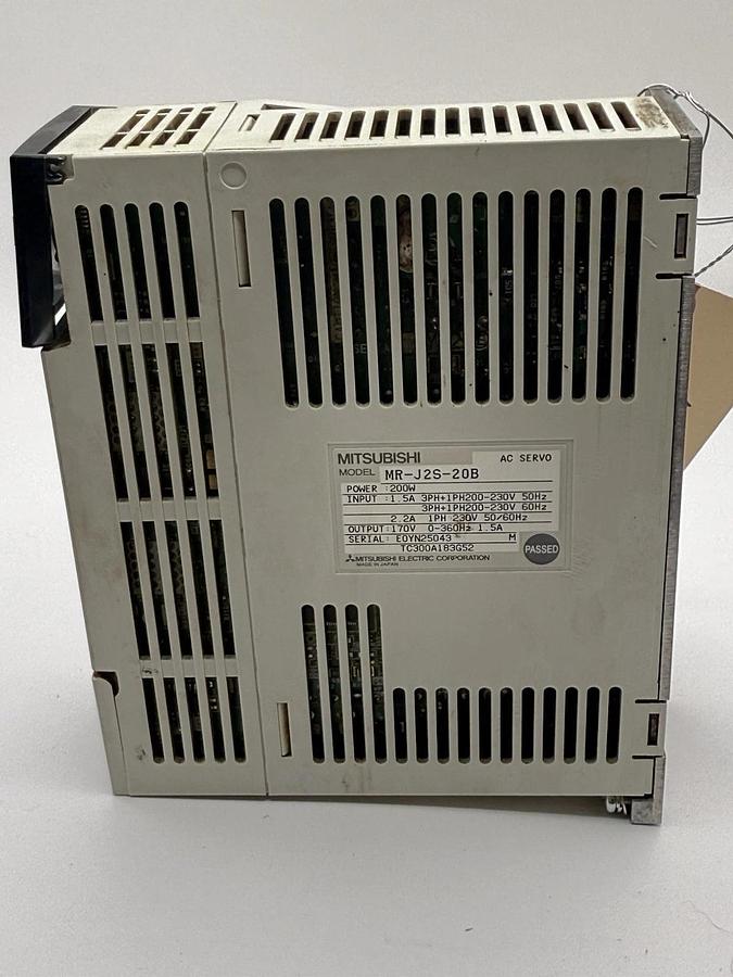 Used Mitsubishi Electric - AC Servo Drive MR-J2S-20B