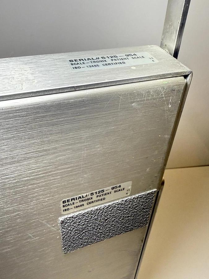 Used Welch Allyn Scale-Tronix 5125 Portable Stand-On Scale