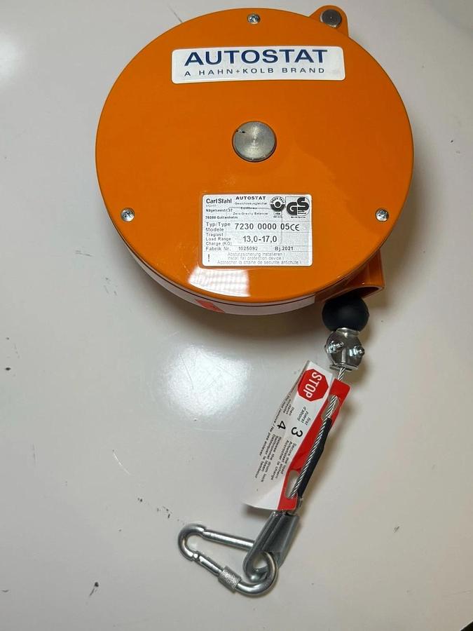 Used Carl Stahl Autostat A hahn+Kolb Brand 7230 0000 05 (13-17 kg Load Range)