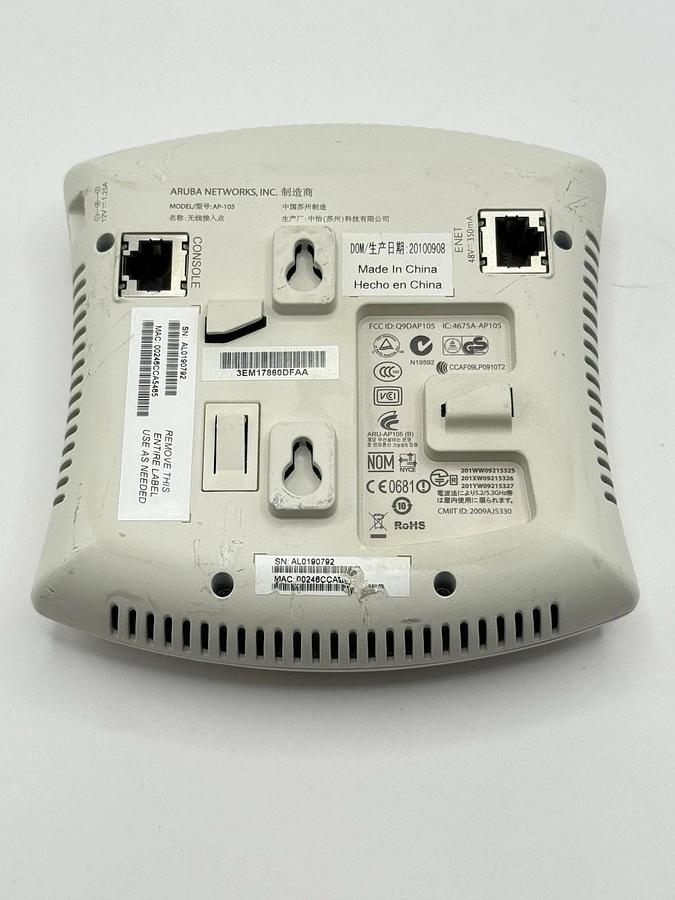 Used Aruba Networks AP-105 US Wireless Access Point