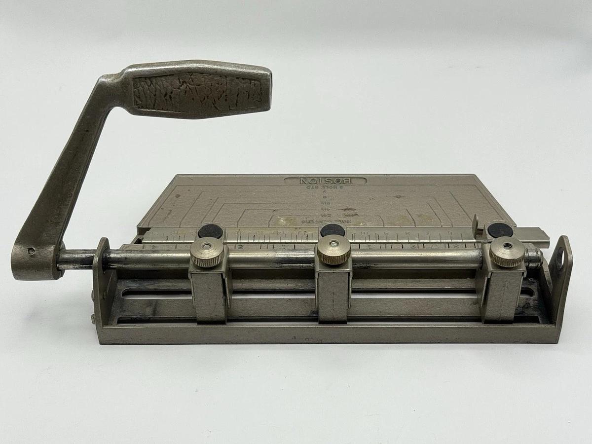 Used Boston (Bates) Vintage 3 Three Hole STD Punch