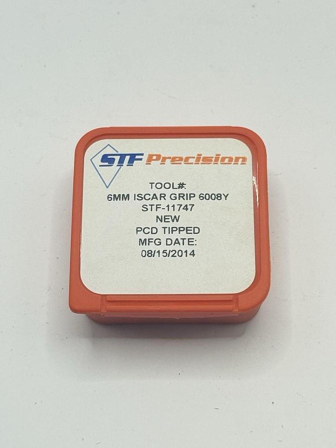 Used STF Precision Insert 6mm ISCAR GRIP6008Y STF-11747 PCD Tipped