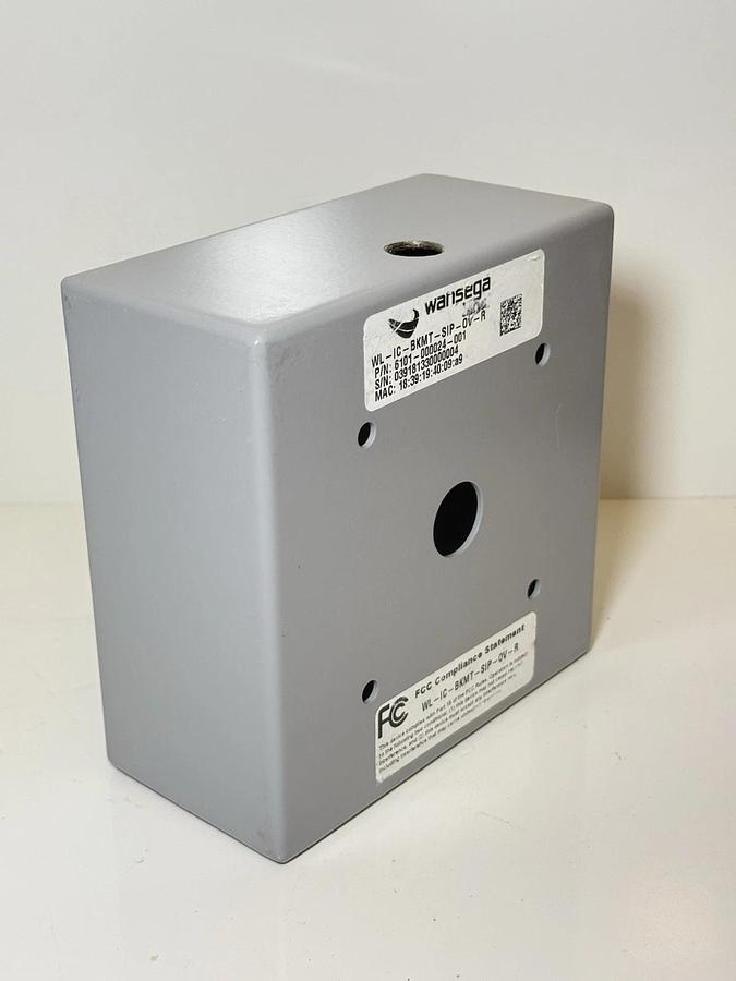 Used Wansega Intercom Call Door Access Intercom Speakerphone 6101-000024-001