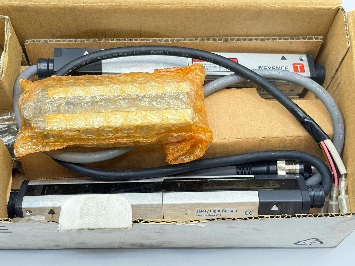 Used Keyence PJ-V20 PJV20 Safety Light Curtain Unit Base Obsolete Kit