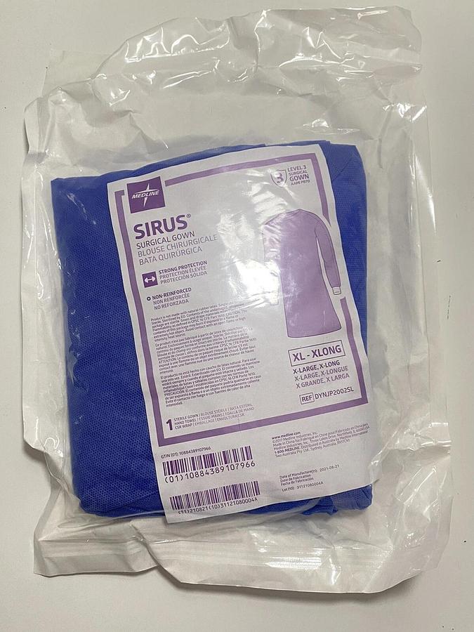 Used Medline SIRUS Surgical Gown Level 3 - XL