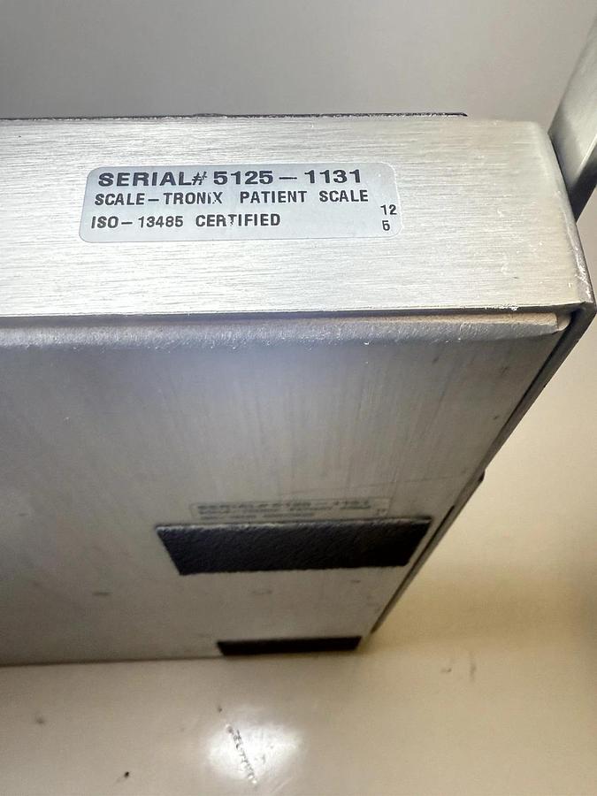 Used Welch Allyn Scale-Tronix 5125 Portable Stand-On Scale