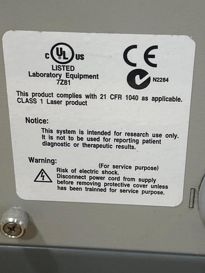 Used Applied Biosystems Hitachi ABI 3130XL Genetic DNA Sequencer