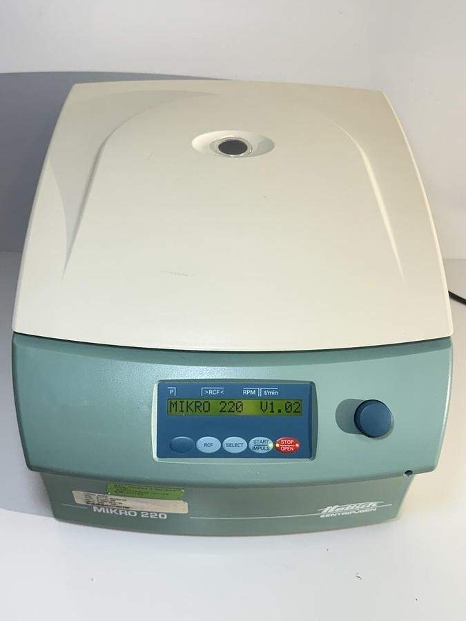 Used Hettich Zentrifugen MIKRO 220 Laboratory Benchtop Centrifuge 2200-01