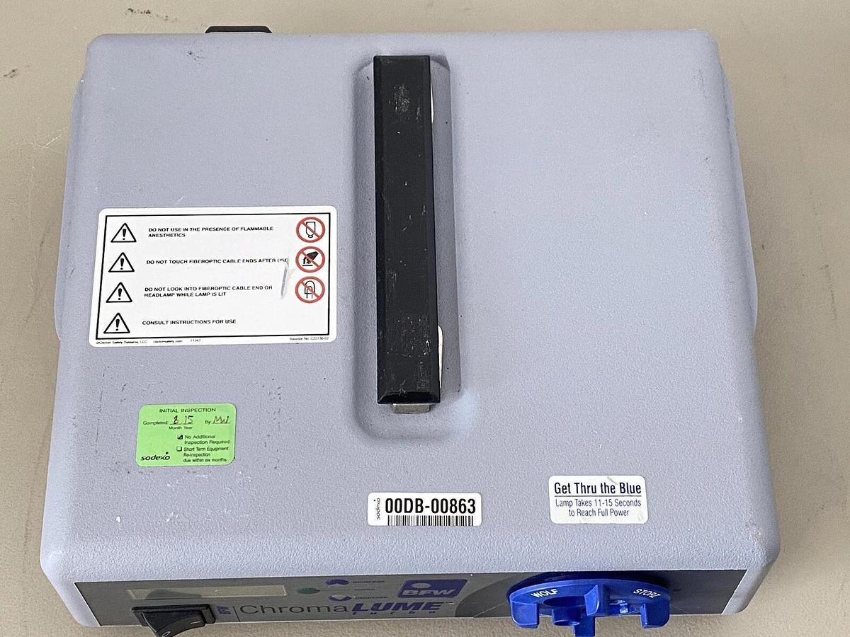 Used BFW Inc Chromalume Chroma Lume Turbo Light Source BFW 9870US (292.8 Hours)