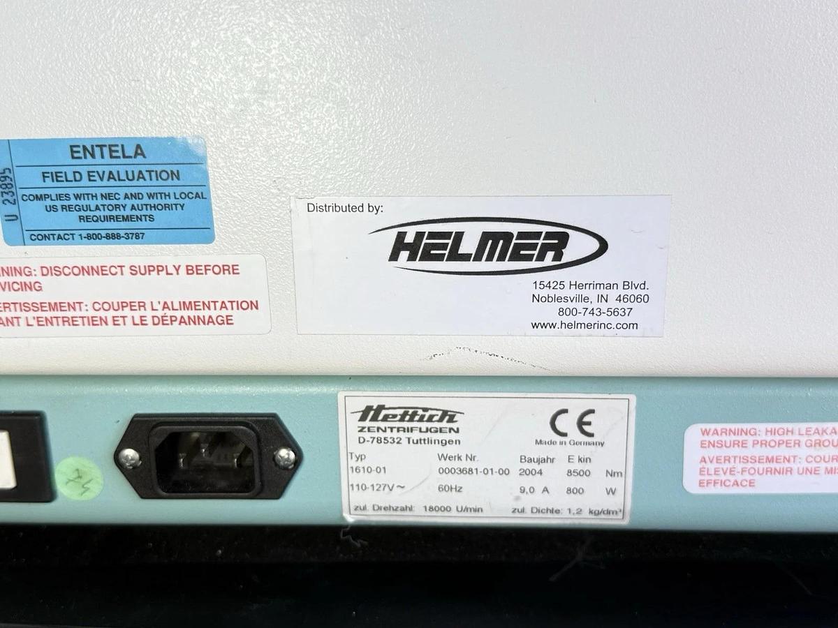 Used Hettich Zentrifugen Universal 32R Centrifuge 1610-01