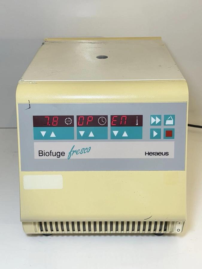Used Heraeus Kendro Biofuge Fresco Centrifuge 75005515 (D-37520 Osterode) Year: 2002