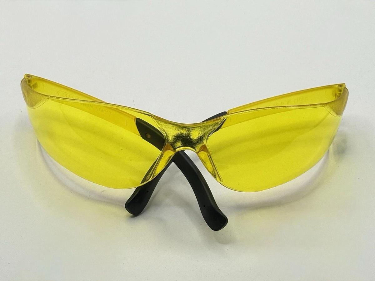 Used NEW 12 Pairs - Radians AT1-40 Amber Safety Glasses, Style: RAD-ATAC