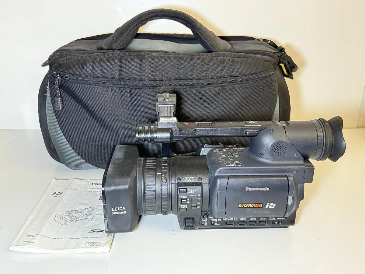 Used Panasonic AG-HVX200P DVCPRO HD P2 Camcorder Video Camera with Case & Accessories
