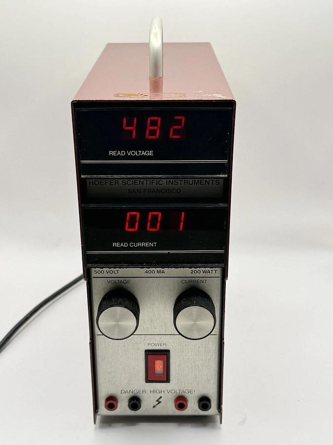 Used Hoefer Scientific Instrument PS500X Electrophoresis DC Power Supply